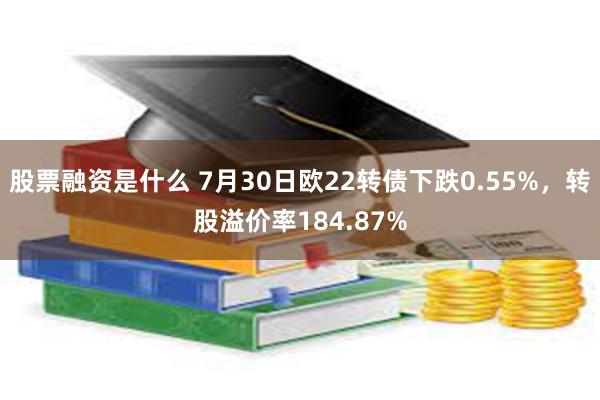 股票融资是什么 7月30日欧22转债下跌0.55%，转股溢价率184.87%